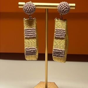 Beaded & Woven Earrings